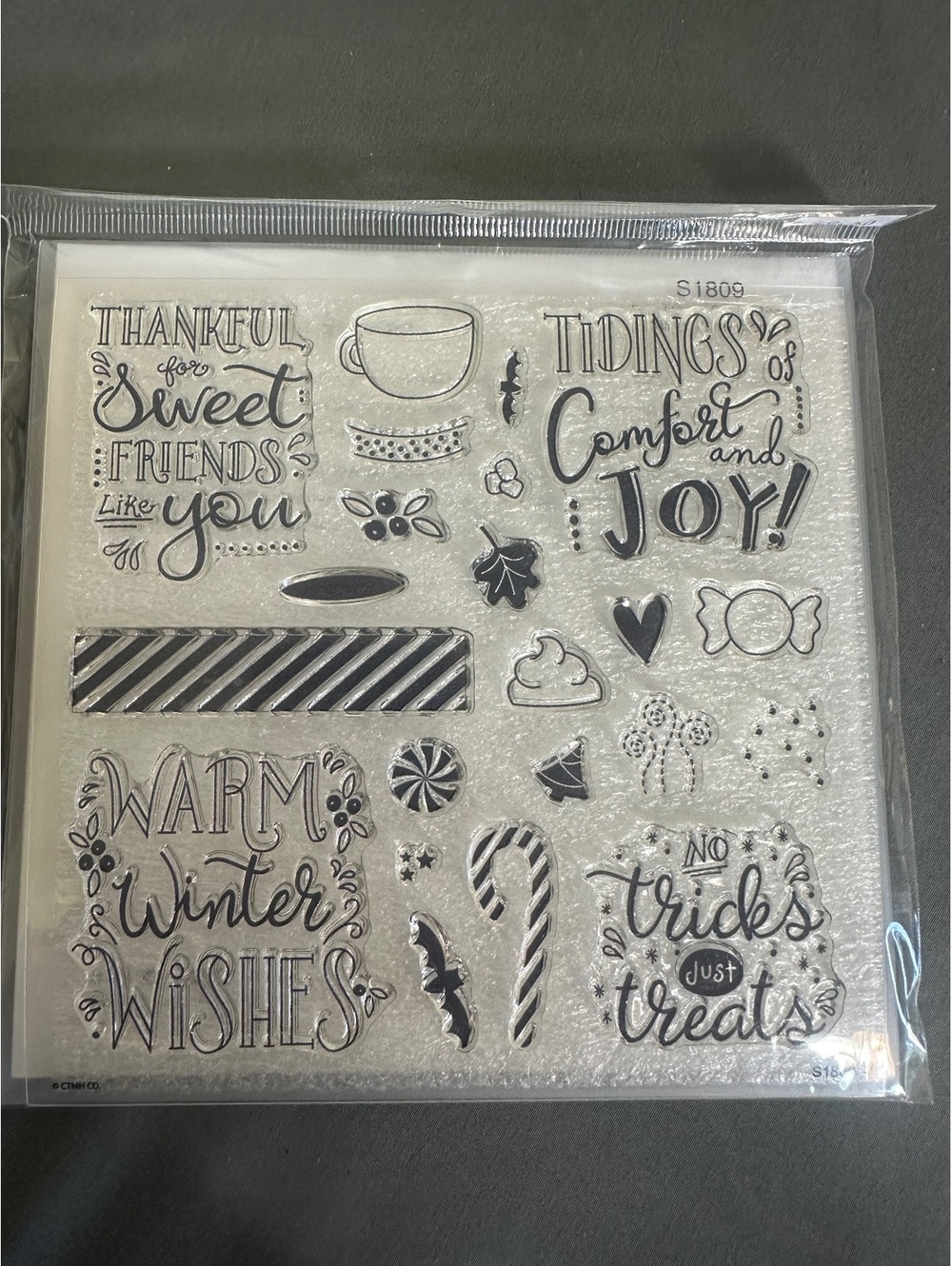 Close To My Heart S1809 Just Treats Acrylic Stamp Set